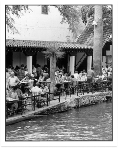 Black and White Photo of Casa Rio Exterior